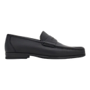 【95成新】菲拉格慕（Ferragamo）男士黑色标识装饰莫卡辛鞋 0768164_3E _ 90/44 礼物送男友