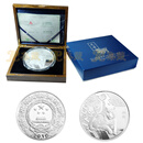 上海集藏 中国金币2010年生肖虎年金银纪念币  1公斤银币
