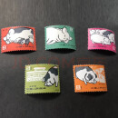 老纪特邮票系列合集特1-特40套票 特40养猪邮票