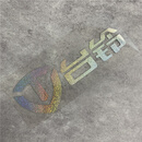 塔克尔适用于电动车贴纸个性车贴防水台铃logo车标贴定订制反光装饰 台铃标志20厘米长闪点一张