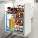 悍高（HIGOLD）铂金新款2.0调味篮厨房拉篮橱柜纳米碳钢双层阻尼抽屉式收纳 300柜(306031S)