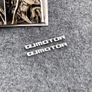 塔克尔适用于2023款钱江QJMOTOR赛150赛600鸿125/鸿150city闪300s/摩托 银色车身贴纸 反光 小号 10CM*8