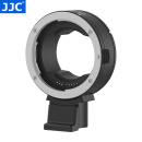 JJC 佳能转接环 EF-EOSR 适用于RP R3 R5C R6II R7/10微单镜头卡口适配器 适用于佳能EF/EF-S镜头转RF卡口机身