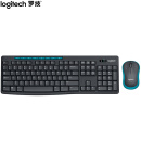 罗技（Logitech）MK275 键鼠套装 无线键鼠套装 办公键鼠套装 全尺寸 商务键鼠套装 带无线2.4G接收器 黑蓝色