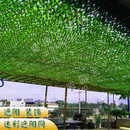冀名格迷彩伪装网 防航拍绿化网 绿叶防护网 绿色遮阳庭院防晒网 装饰网 7米*100米（加密包边）