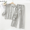 淑乐斯拉链款易穿脱护理服 春秋纯棉柔软 大腿手骨折术后服全开式病号服 浅灰【男款】棉毛拉链套装 XXL