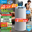 美的（Midea）【小蓝鲸600】无雾空气加湿器净化家用卧室落地式小型工业除菌雾化器女孩礼物国家补贴2Y50
