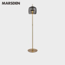 马斯登 MARSDEN现代灯具简约落地灯玻璃客厅创意氛围艺术灯沙发落地灯 烟灰色落地灯