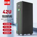跃图智能一体化机柜42U空调恒温3.5KW电流电压监测UPS供电3KVA前后门禁烟雾照明动环远程ADC61242-UK