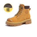 骆驼（CAMEL）【戈壁】工装靴短靴户外登山鞋踢不烂大黄靴女马丁靴 L23W076036R土黄 37