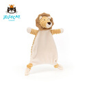Jellycat条绒小狮子安抚巾宝宝陪伴玩偶毛绒玩具 黄色