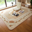馨采（xincai） 馨采欧式客厅卧室地毯茶几地毯时尚家居卧室床边毯柔软机洗地毯 驼色玫瑰 160*230cm