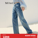 MO&Co.2023夏新品Acler设计师联名系列土耳其牛仔裤MBC2JEN024 牛仔蓝色 26/S