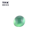 TIYA彩宝 葡萄石,葡萄石裸石,葡萄石, 11x9x7mm，约4ct L373 圆形