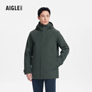AIGLE艾高风衣外套男款GORE-TEX防风防雨透汽户外 都市灰 BA396 M (175/92A)