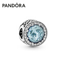 潘多拉（PANDORA）冰河私语串饰浅蓝色925银diy串珠闪耀高级生日礼物送女友 闪耀之心 Onesize