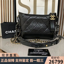 【二手99新】Chanel/香奈儿 gabrielle 牛皮流浪包 黑色多色可选 小号/中号流浪包 小号 黑色 27开 98新
