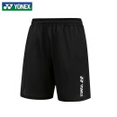 YONEX尤尼克斯羽毛球服舒适透气速干吸汗运动短裤男120043BCR黑O/XL