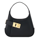 【9成新】菲拉格慕（Ferragamo）女士黑色单肩流浪包 0769137 礼物 送女友