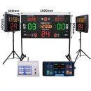 喜利吉 篮球比赛电子记分牌 计时器一体机联动24秒  1套 黑色
