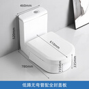 蹲坐两用马桶一体改蹲便器可蹲可坐双用二合一台式蹲坑坐便器 C款高坐密封盖 送喷枪 305mm