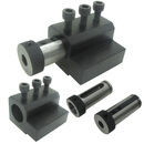 车床辅助刀座内镗刀杆夹具刀套过渡导座套U钻中心高25内孔40 中心高25内孔40 刀座