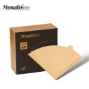 Mongdio 咖啡滤纸v60 滴漏式手冲咖啡过滤纸01型100片1-2人份