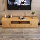 格鲁德实木电视柜原木松木电视柜组合矮柜卧室客厅简易电视机柜子 清漆200长45高40深 组装
