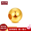 金小貅黄金转运珠足金999大金珠8mm顶珠散珠手串diy金珠子豆豆金送礼 1g,大金珠【多退少补】