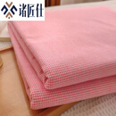 诸匠仕上海老式床单怀旧老粗布床盖单件简约吸汗透气不易起皱四季通用 千鸟格粉 2.5*2.5米床单单件(1.8米床用)