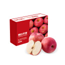 京鲜生烟台红富士苹果12个礼盒净重2.6kg起单果190-240g水果