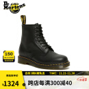 马丁（DR.MARTENS）1460 Nappa男款秋季舒适百搭哑光软皮黑色马丁靴 黑色 42