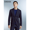 ERDOS 春夏两粒扣商务正装舒适抗皱质感桑蚕丝通勤男上衣西服外套 藏蓝 L 175/96A
