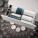 悍高（HIGOLD）拉篮马丁2.0厨房橱柜碗碟拉篮抽屉式抽拉收纳篮碳钢厨房置物碗架 700柜碗篮-单层