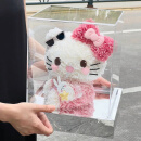 琦拉（QI LA）情人节520生日周年礼物hello kitty永生花凯蒂猫摆件送女友闺蜜 新款中号粉色KT猫25*25*30cm现货