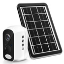 太阳能无线摄像头手机远程监控 1080P内置电池便携wifi监控摄像头