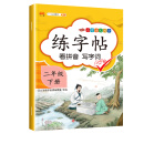 二年级下册字帖 小学生同步练字帖 人教版语文教材课本生字练习偏旁结构组词造句铅笔临摹 描红练字帖