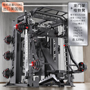 卓牌健身器材家用多功能一体龙门架史密斯机深蹲组合套装综合训练器 美国款019套装+125kg杠铃含奥杠