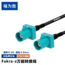 福为胜（FUWEISHENG）Fakra-z型汽车线束射频连接线 RTK031镀铜线材 Fakra公头转Fakra公头 5米