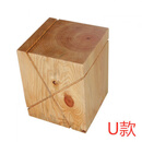 北欧民宿原木凳子实木墩子坐凳家用边几树桩酒店摆件茶几创意圆凳 U(35*35*45高)