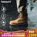 添柏岚（Timberland）踢不烂男鞋大黄靴马丁靴户外防水皮革|10061 10061W/宽版/小麦色 41