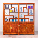 苏汀小镇红木家具非洲花梨（学名：刺猬紫檀）博古架实木中式多宝阁客厅隔断柜陈列古董架展示柜O