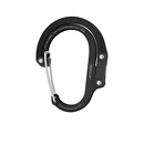 GEAR AID HEROCLIP 登山扣夹和挂钩（大号） 黑色/白色
