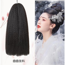 唐妮  古装假发接发加工原材料微曲高温丝曲曲蓬松发料DIY发包造型 曲曲发料50厘米