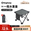 KingCamp折叠椅小马扎钓鱼椅旅行折叠凳火车排队神器便携椅户外装备露营椅