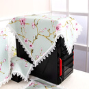 巧林儿台式机盖布防尘罩主机套防水保护套音响盖布低音炮点歌机防尘布 暗香（防水防油） 万能盖巾：60*60cm