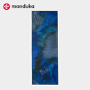 MANDUKAManduka yogitoes吸汗防滑铺巾环保隔脏瑜伽垫布阿汤热瑜伽巾便携 水形风草(61*180cm)