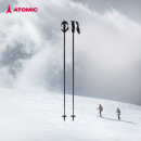 ATOMIC ATOMIC阿托米克滑雪杖5/6星全山形碳/铝质杖杆专业雪地装备雪杆 黑色-6星碳杖 AJ5005694 120cm