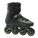 rollerblade twister XT专业成人街区直排轮滑鞋休闲旱冰溜冰可调舒适 黑绿 40.5-41码 26-26.5CM