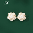 Jay【生日礼物】花朵耳钉女小众设计感耳饰轻奢时尚耳环送女友